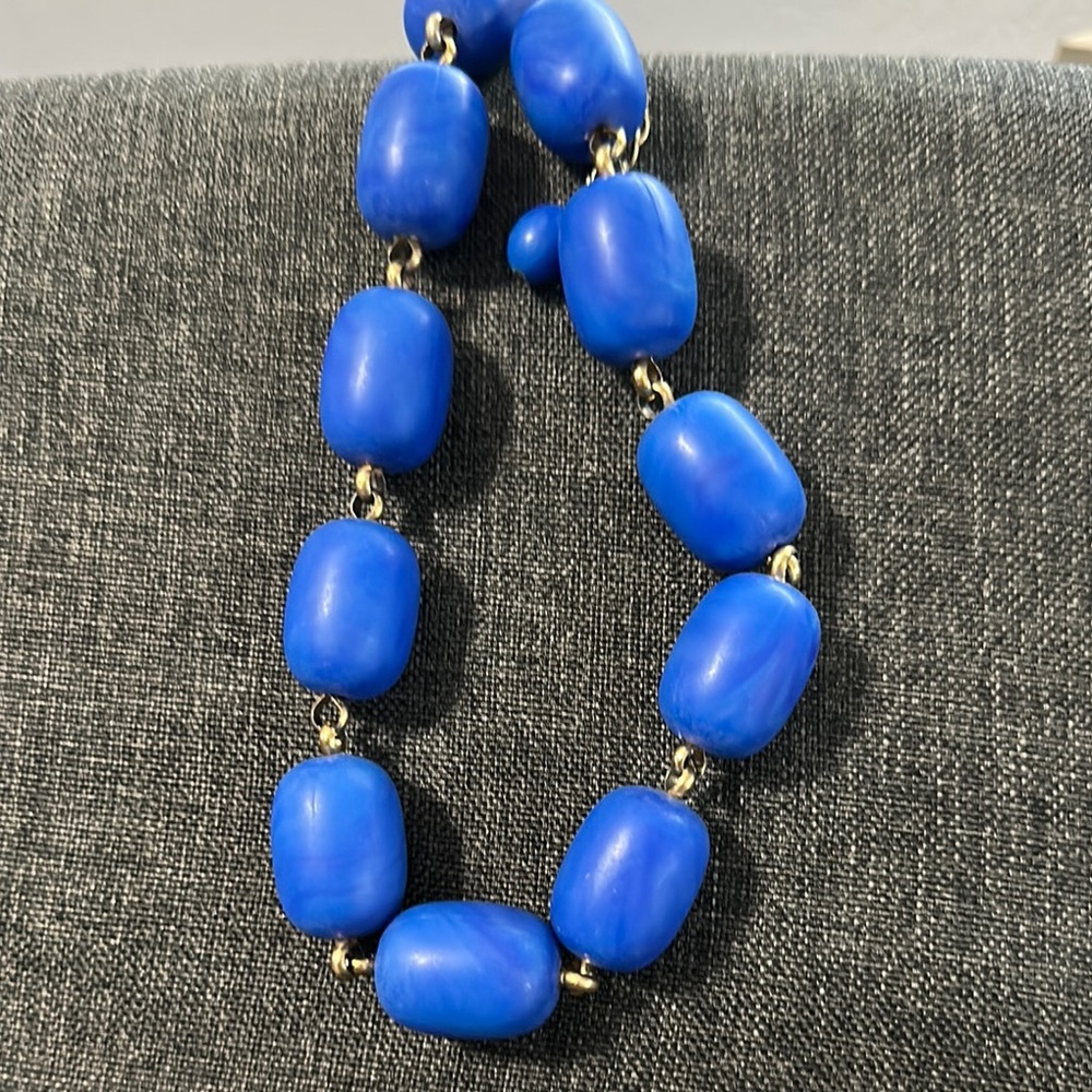 Blue Beaded Necklace